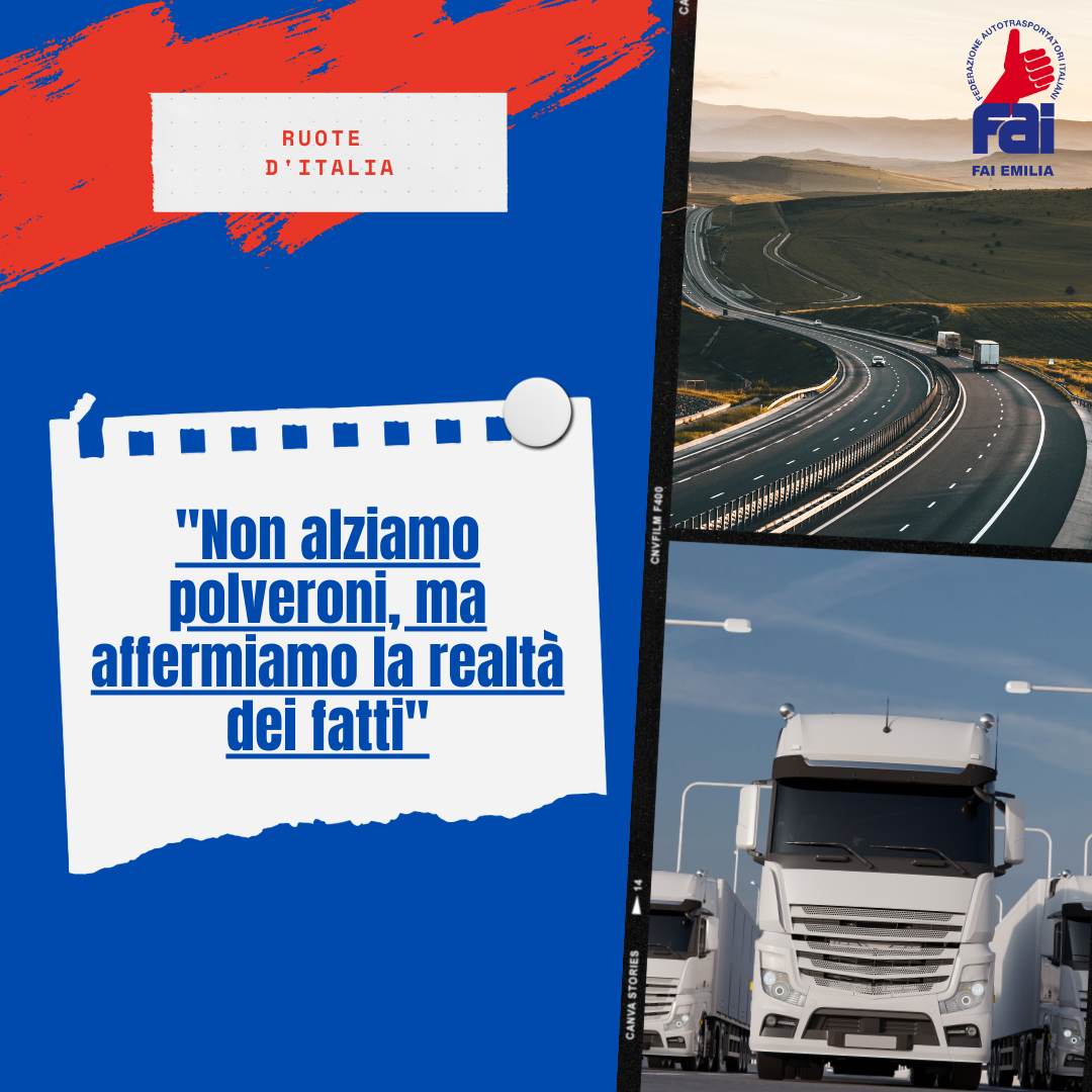 Ruote d'Italia: "Non alziamo polveroni, ma affermiamo la realtà dei fatti"